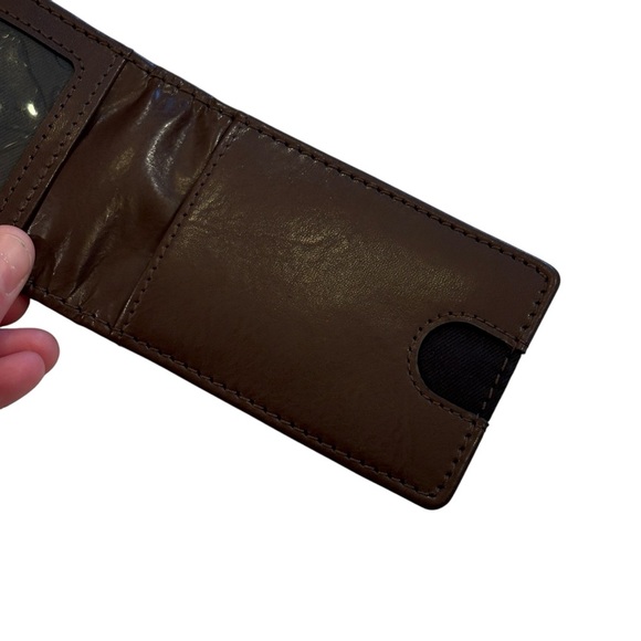 Goodfellow & Co. Mens Trifold Faux Leather Wallet Brown NWOT - Picture 6 of 6